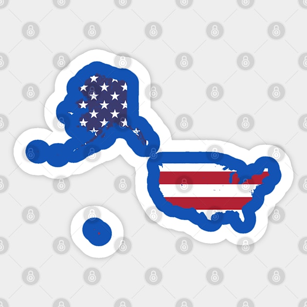 United States of America Sticker by eden1472